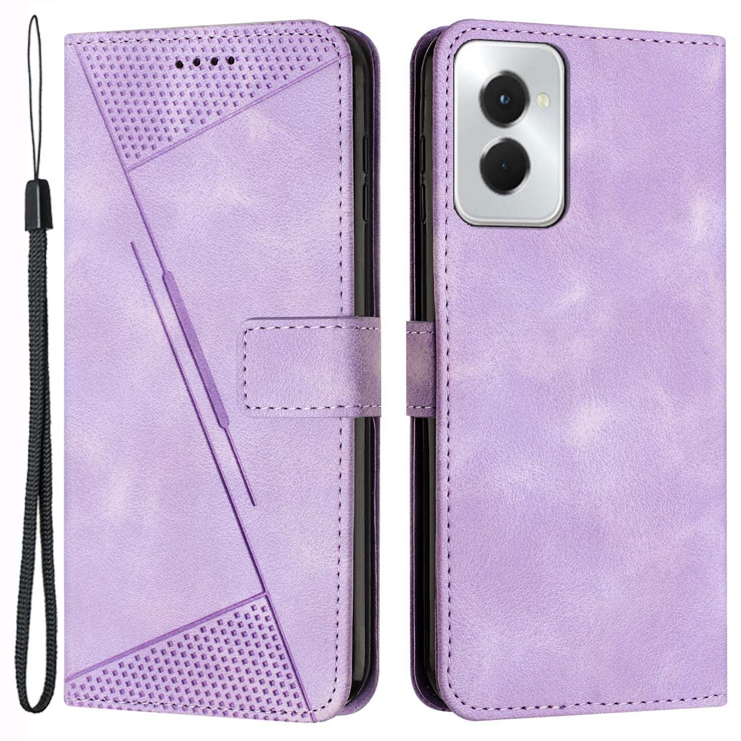 For Motorola Moto G Power (2024) Phone Case Magnetic Closure Flip Leather Cover - Black For Motorola Moto G Power (2024) Phone Case Magnetic Closure Flip Leather Cover - Black